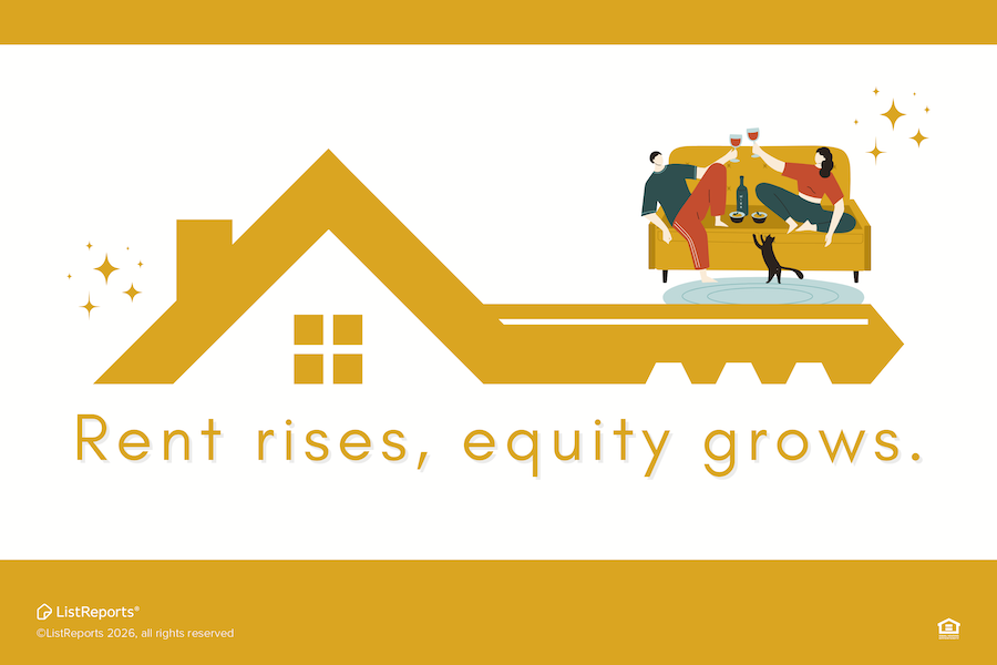 Rent Rises, Equity Grows header image.