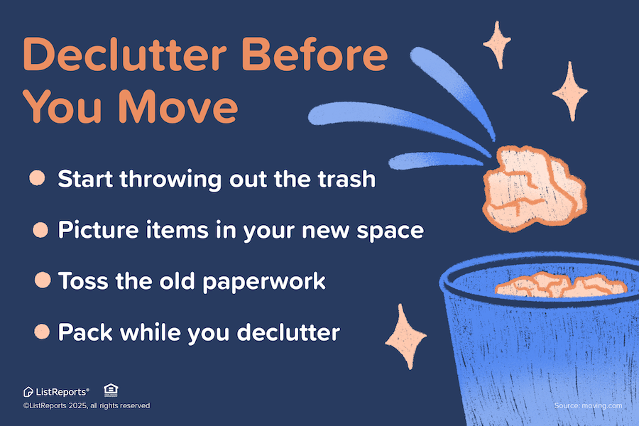 Declutter Before You Move header image.