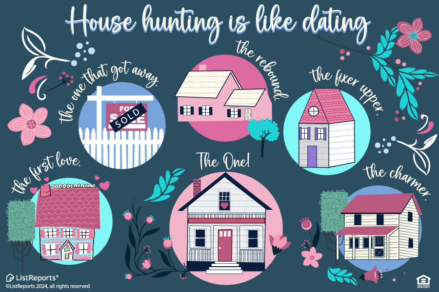 House hunting is like dating header image.
