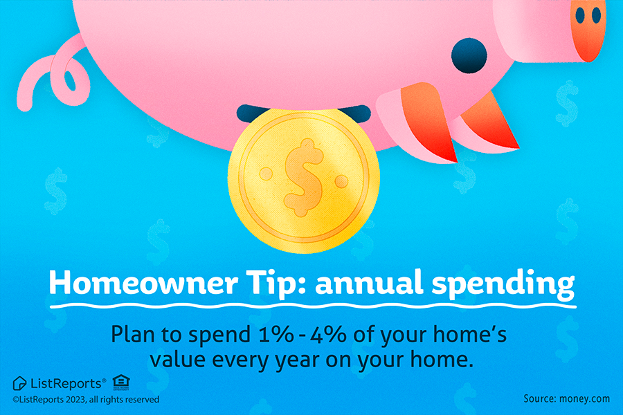 Homeowner Spending/Savings Tip header image.