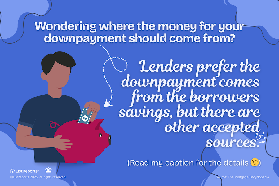 Where Does The Downpayment Come From? header image.