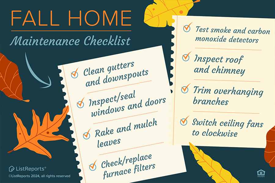 Fall Maintenance Checklist header image.