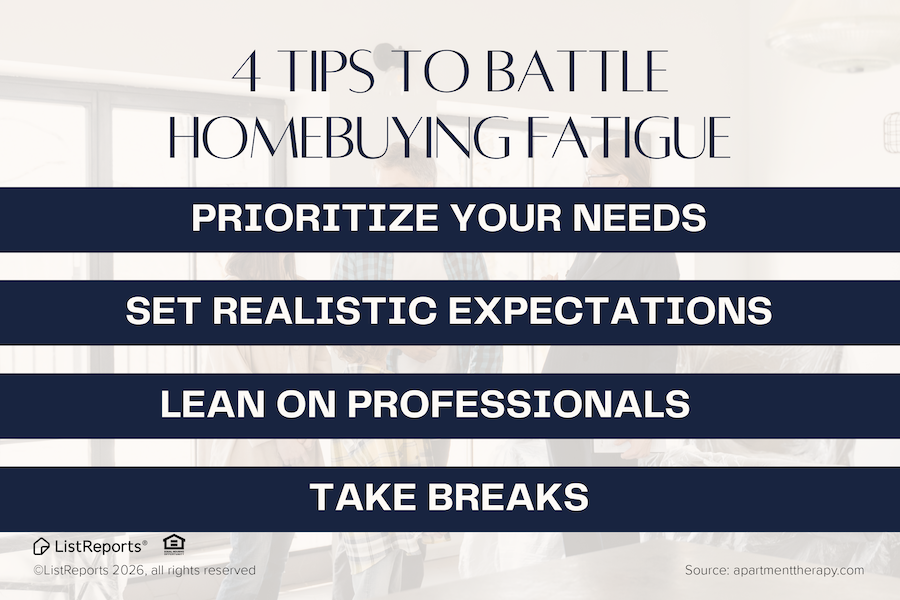 4 Tips for Homebuying Fatigue header image.