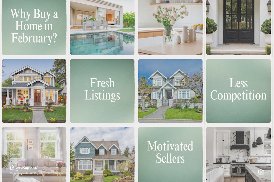 Buy in February header image.
