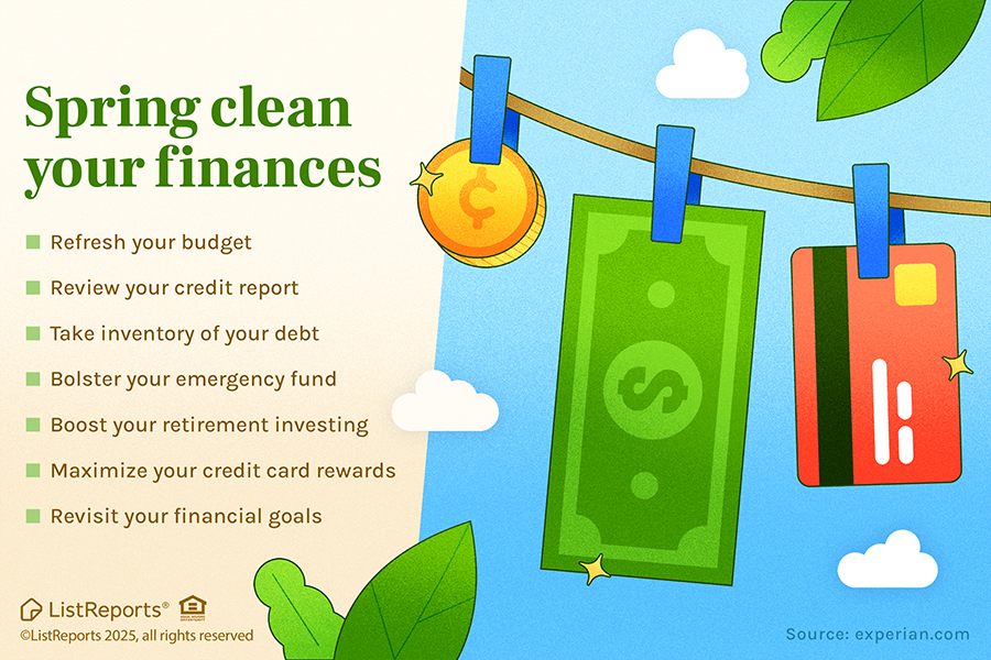 Spring Clean Your Finances header image.