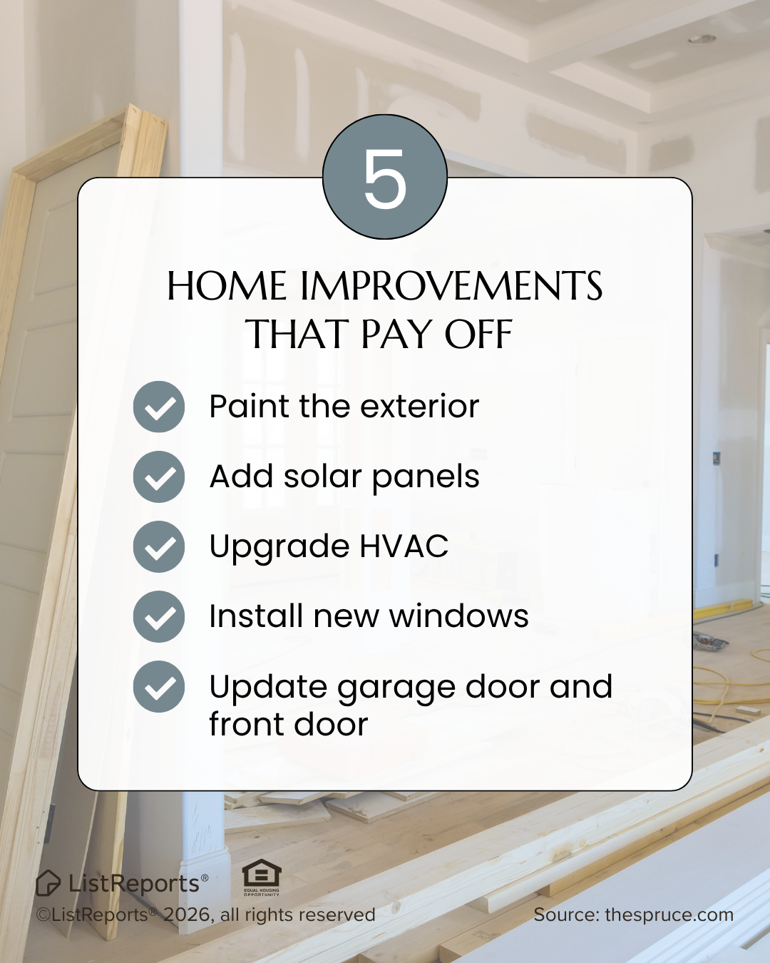 5 Improvements That Pay Off header image.