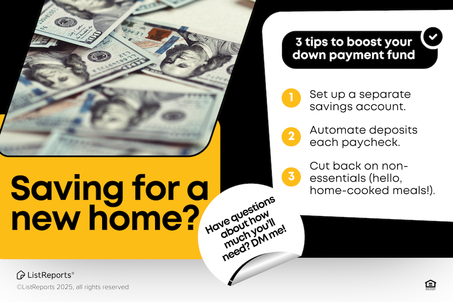 Saving for a New Home? header image.