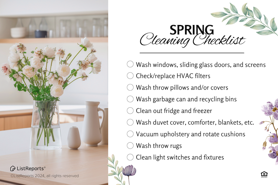 Spring Cleaning Checklist header image.