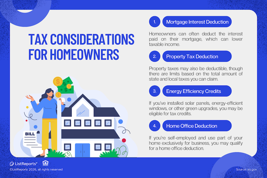 Tax Considerations for Homeowners header image.