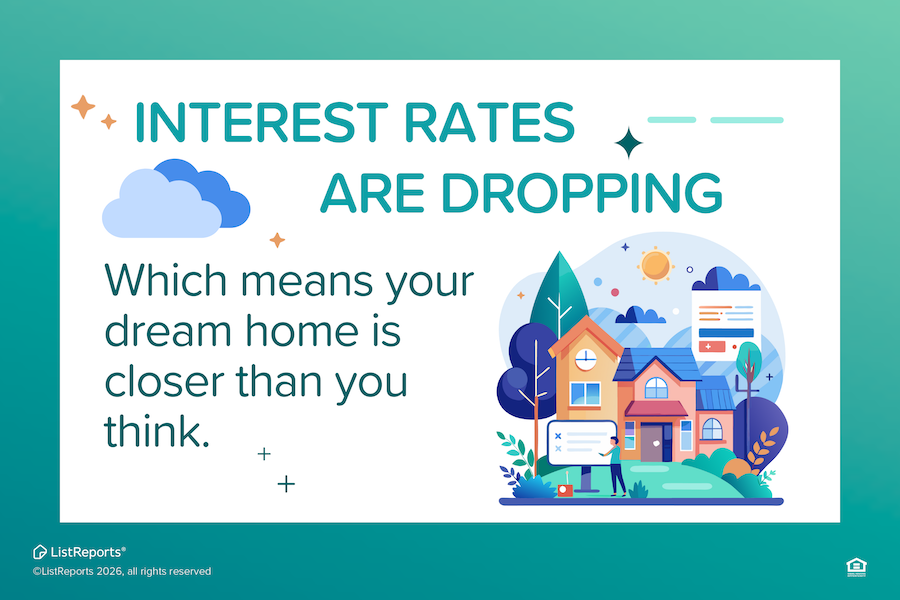 Interest Rates Are Dropping header image.