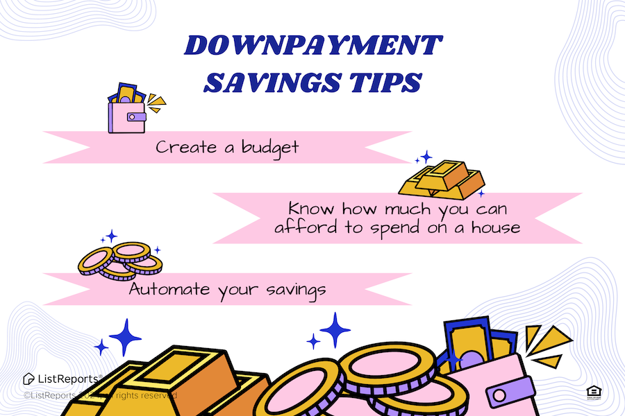 Downpayment Savings Tips header image.