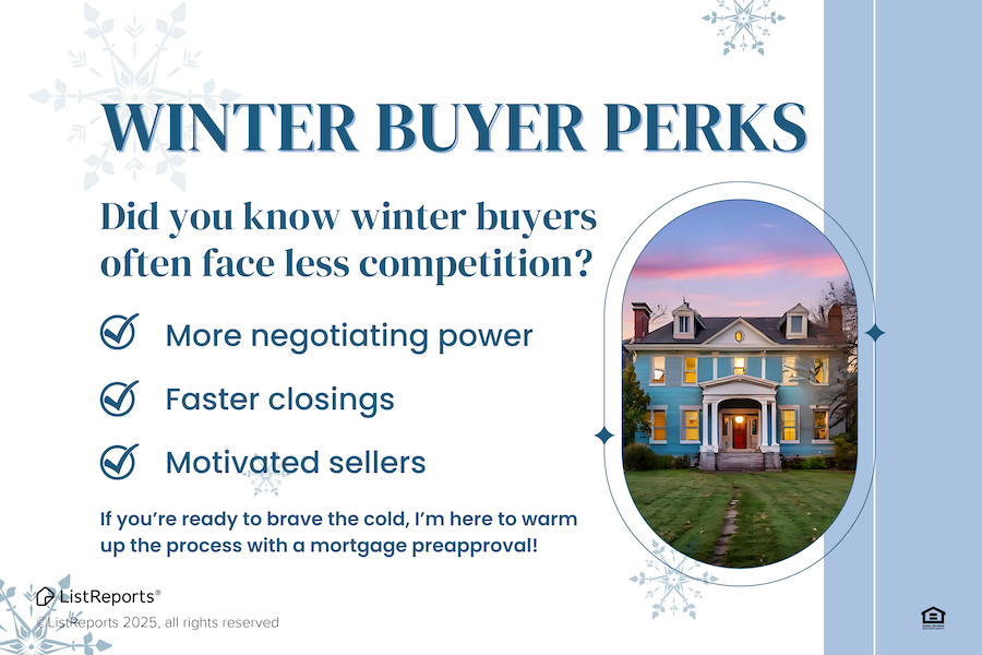 Winter Buyer Perks header image.