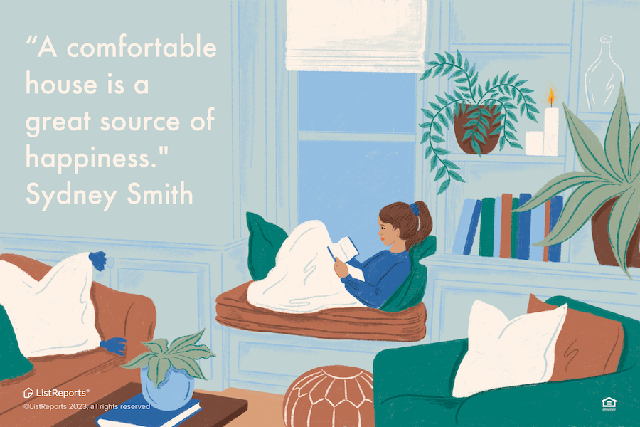 Happy at Home header image.