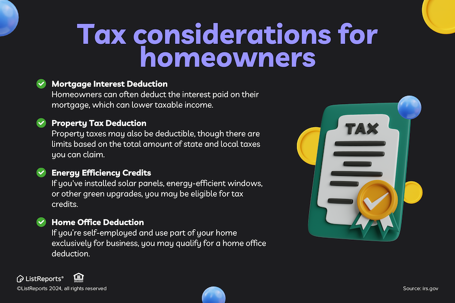 Tax Benefits for Homeowners header image.