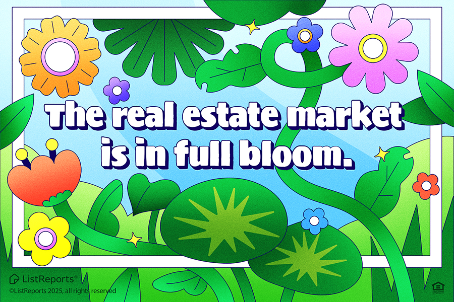 The Real Estate Market is in Full Bloom header image.