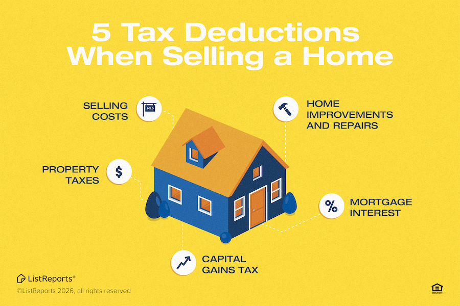 5 Tax Deductions When Selling header image.