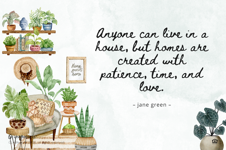 Homes are Created with Love header image.