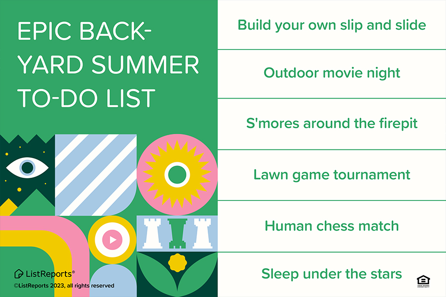 Back-Yard Summer To-Do List header image.