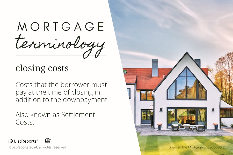 Mortgage Terminology- Closing Costs header image.