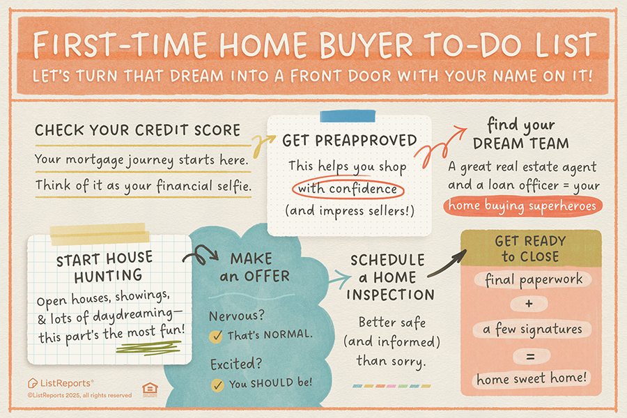 First Time Homebuyer To Do List header image.