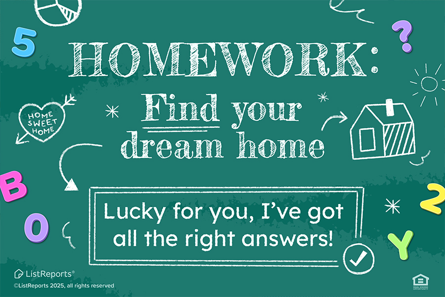 Homework: Find Your Dream Home header image.
