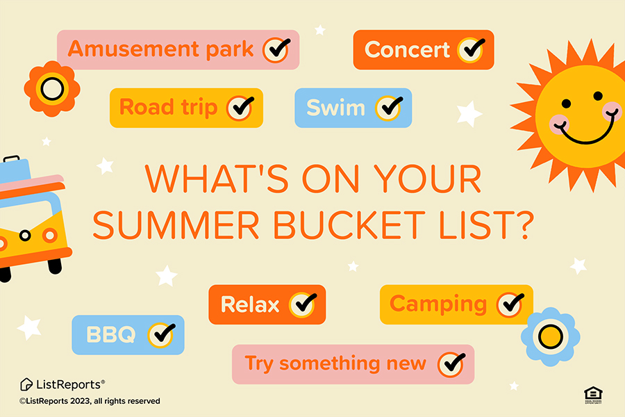 Summer Bucket List header image.