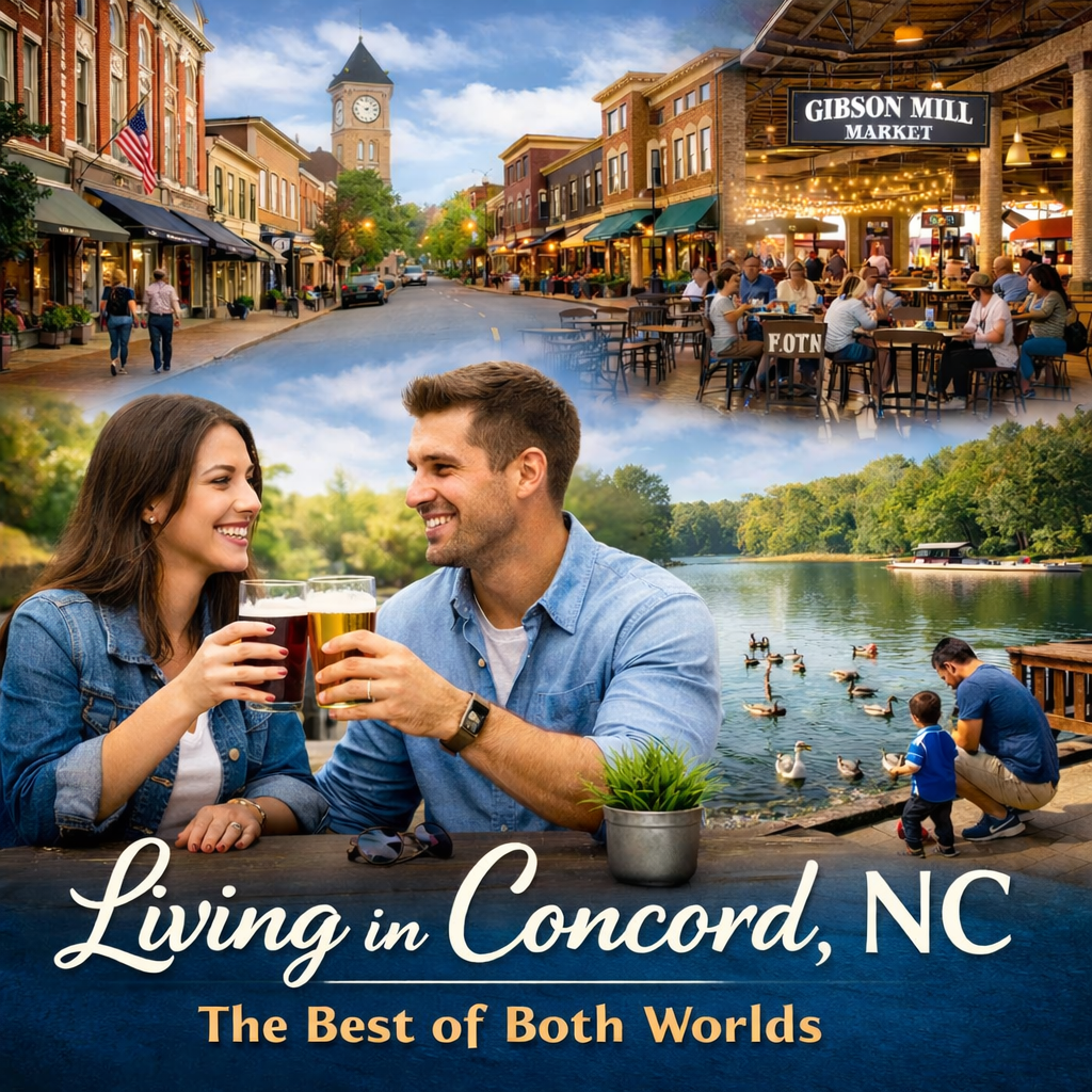 Why Living in Concord, NC Feels Like the Best of Both Worlds header image.
