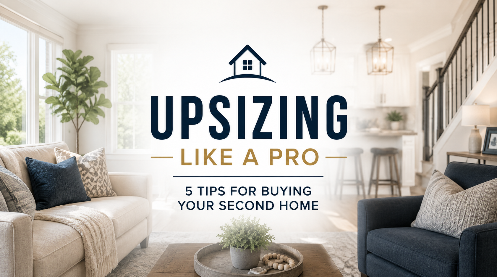 Upsizing Like a Pro: 5 Smart Tips for Buying Your Second Home in the Charlotte Area header image.
