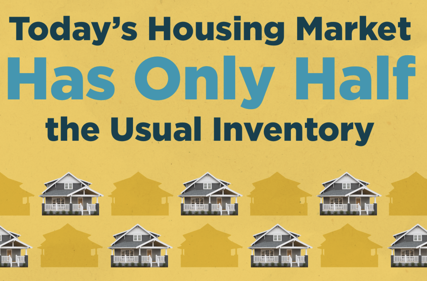 Today’s Housing Market Has Only Half the Usual Inventory header image.
