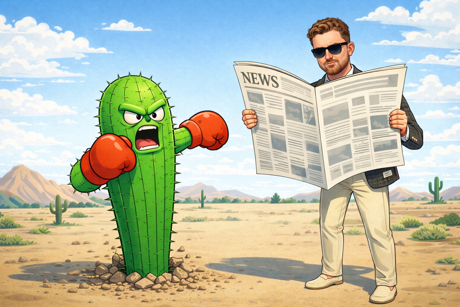 Scott Bryant | Phoenix best realtor | Reading a newspaper
