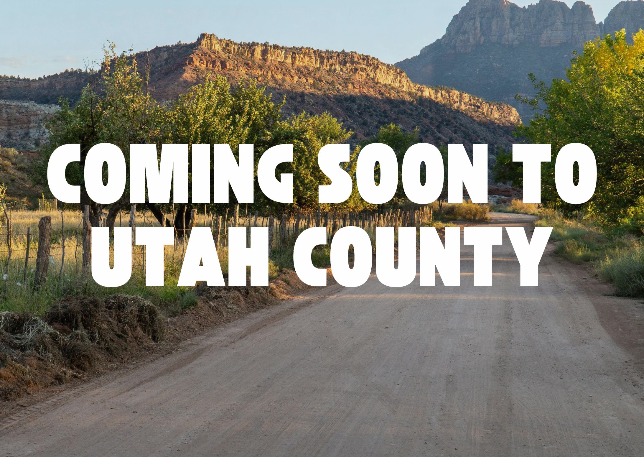 Utah County Coming Soon header image.
