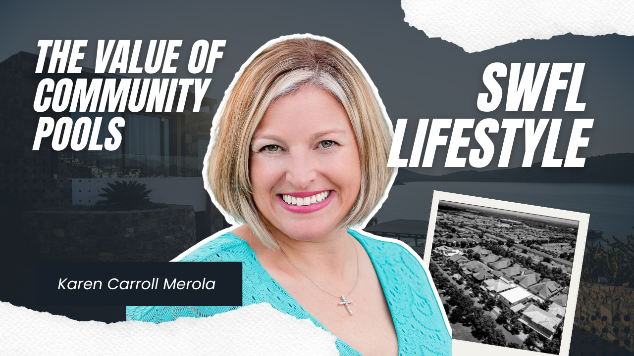 drone view of a pool 