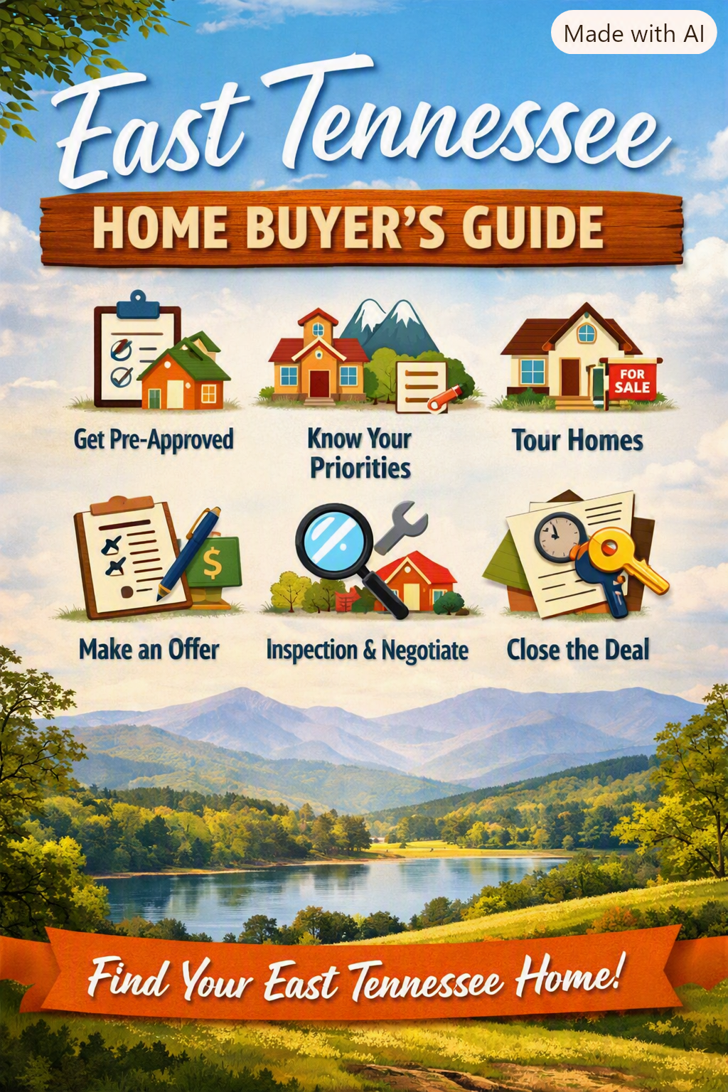 Quick East Tennessee Home Buying Guide header image.