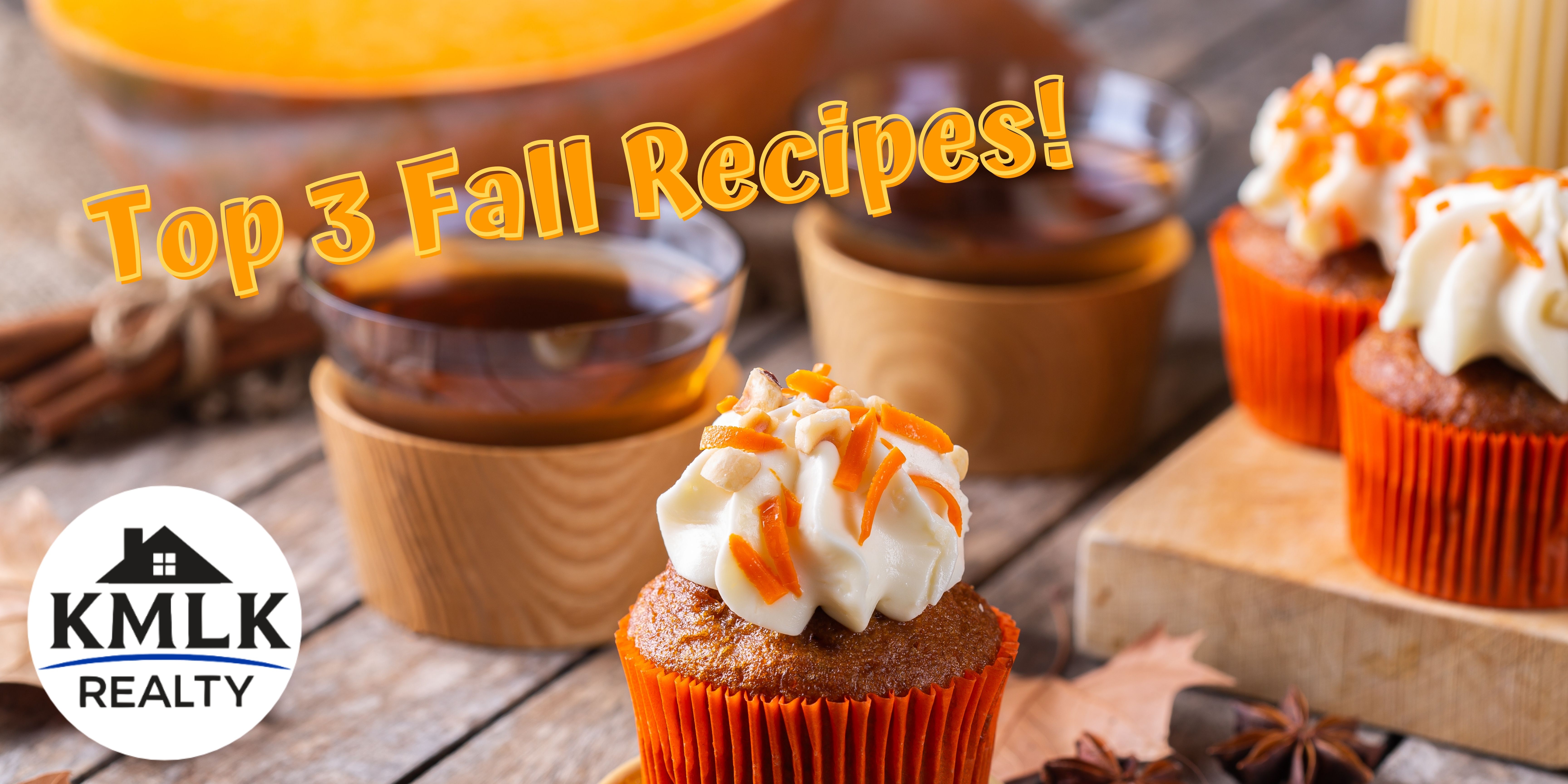 Top Three Fall Recipes header image.