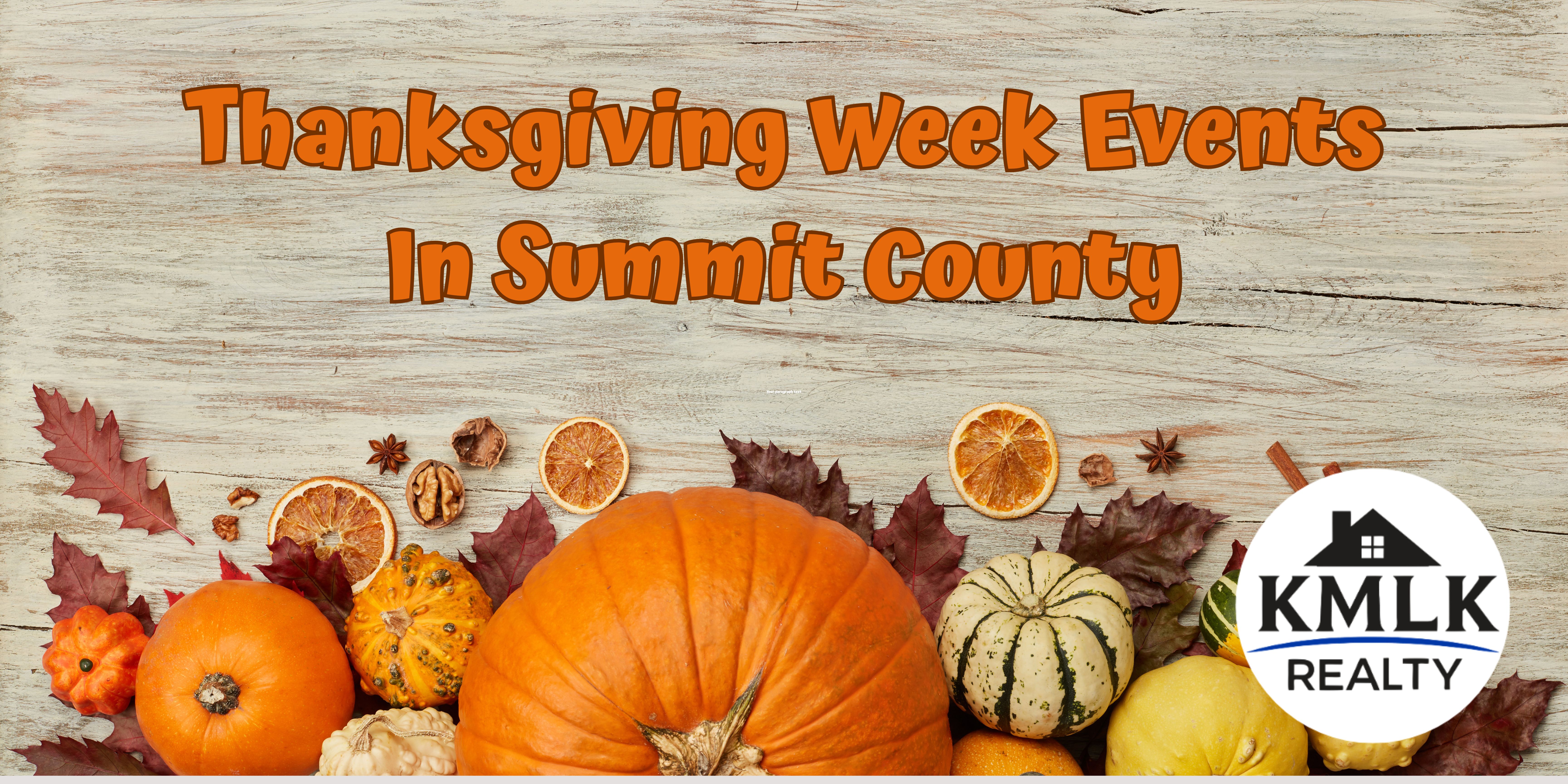 Thanksgiving Events in Summit County header image.