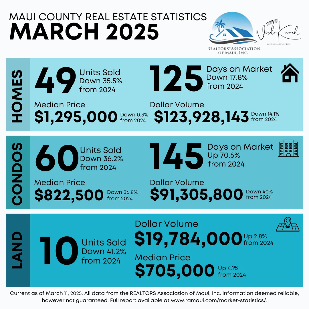 March 2025 Monthly Statistics header image.