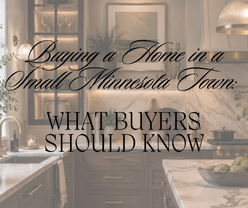 Buying a Home in a Small Minnesota Town: What Buyers Should Know header image.