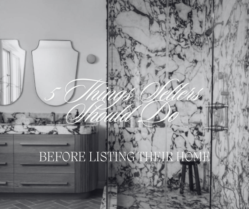 5 Things Sellers Should Do Before Listing Their Home header image.