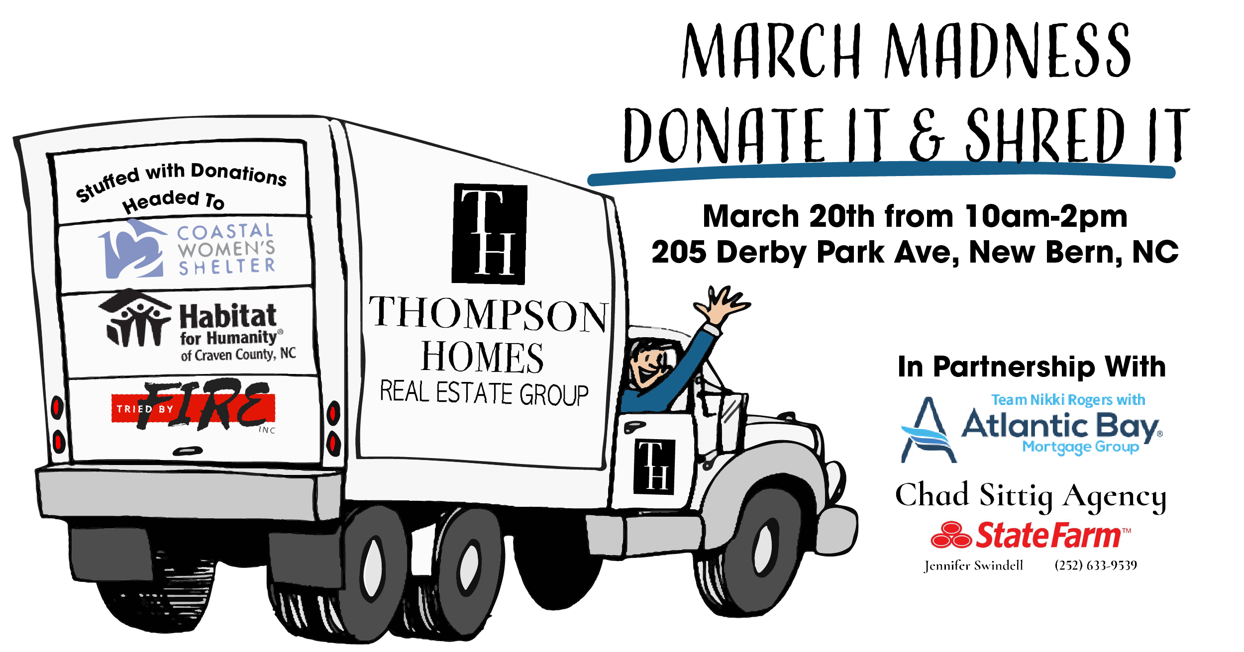 March Madness - Donate It and Shred It header image.