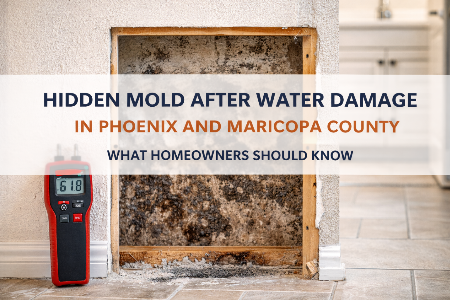 The Silent Tenant: Hidden Mold After Water Damage in Phoenix and Maricopa County header image.