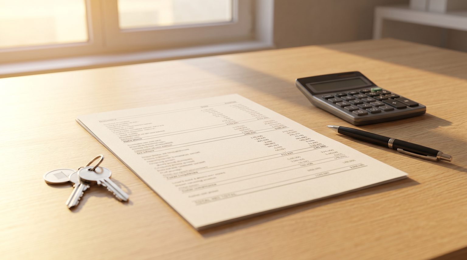 Phoenix homeowner reviewing seller net sheet with detailed closing cost breakdown and estimated net proceeds after sale