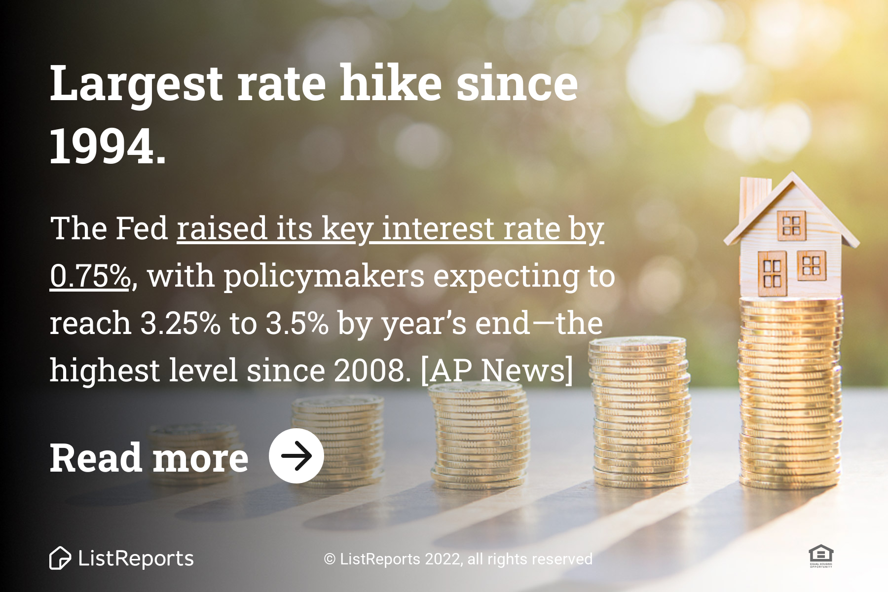 Increased Rates - What Does that mean for the Real Estate Market? ???? header image.