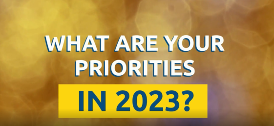 What Are Your Priorities in 2023? header image.