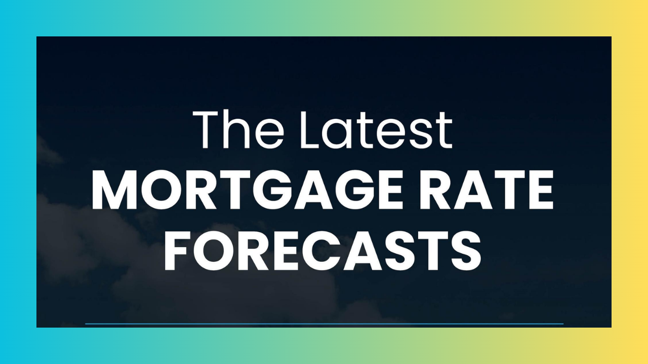 The Latest Mortgage Rate Forecasts header image.