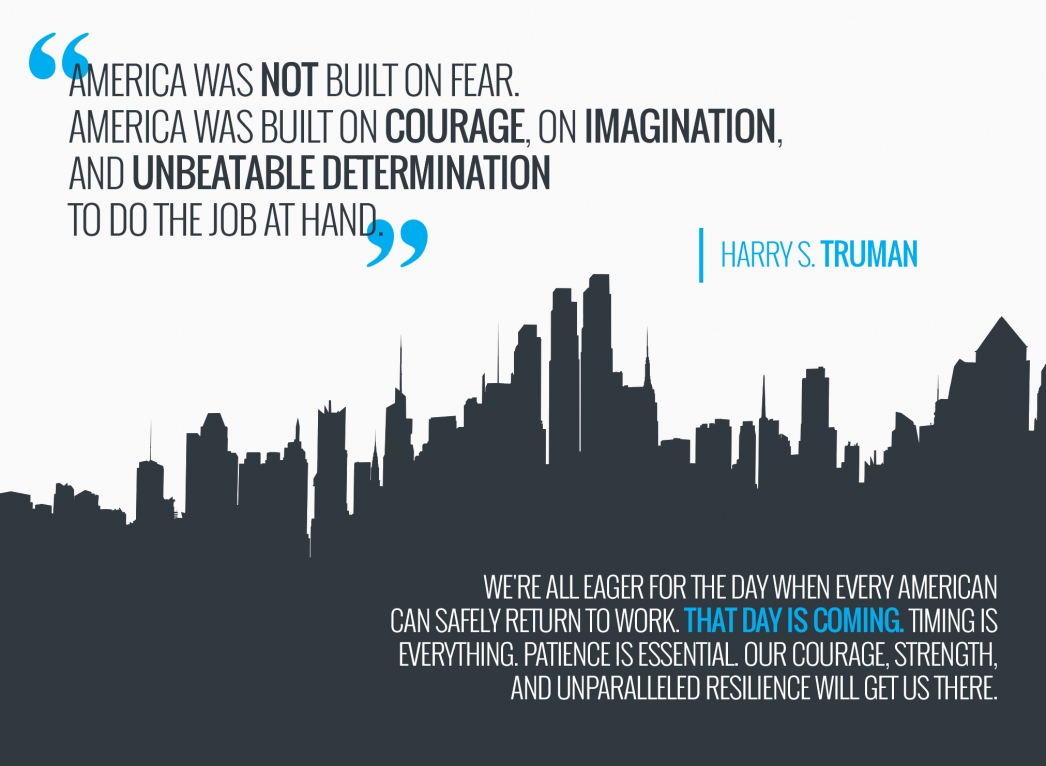 A Day When Americans Can Return to Work [INFOGRAPHIC] header image.