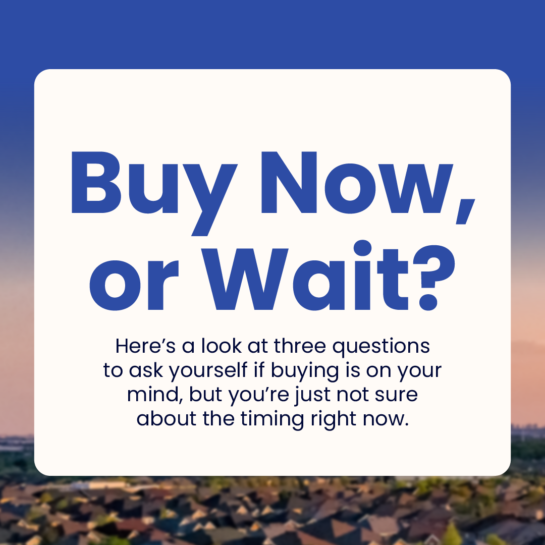Buy Now, or Wait? header image.