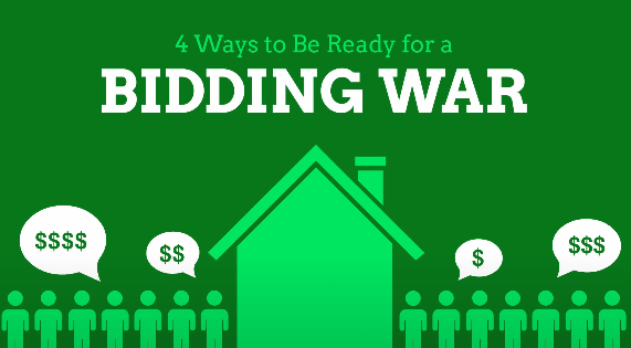 {VIDEO} 4 Ways to Be Ready for a Bidding War header image.
