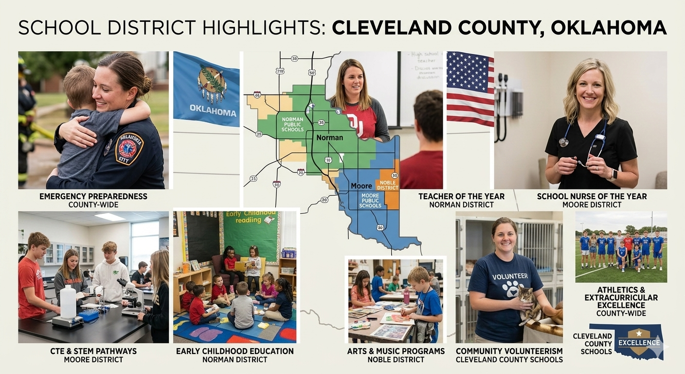 School District Highlights: Cleveland County header image.