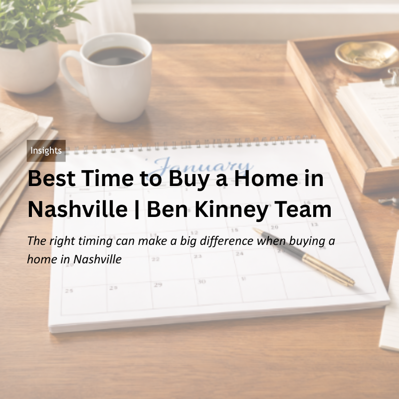 Best Time to Buy a Home in Nashville header image.