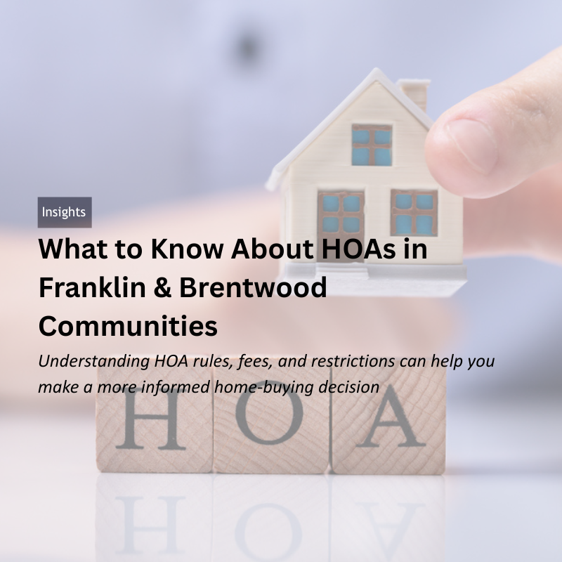 What to Know About HOAs in Franklin & Brentwood Communities header image.